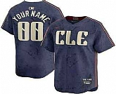 Men's Cleveland Guardians Customized Navy City Connect Limited Jersey,baseball caps,new era cap wholesale,wholesale hats